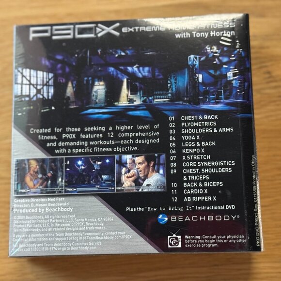 P90X Beachbody 12 DVD Workout Program w/Resistance Band & Nutrition Plan (2009) - Picture 2 of 13